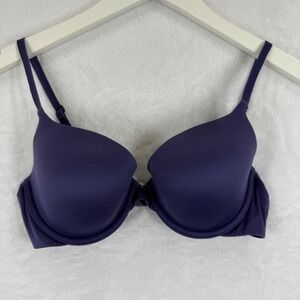 Victoria's‎ Secret The Showstopper Lined Demi Bra Dark Purple 34C Underwire